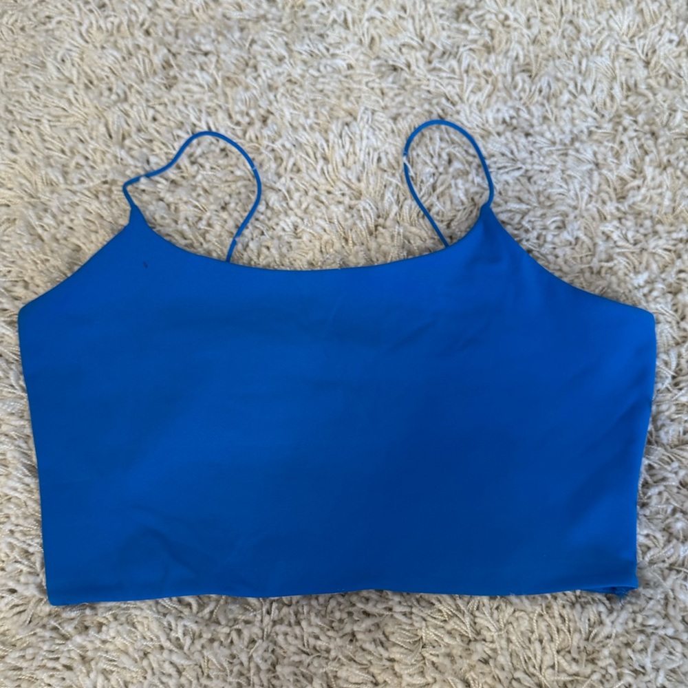 Garage Eva Cropped Cami Blue